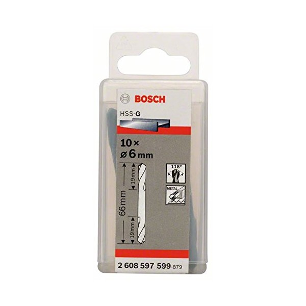 Bosch 2608597599 10 Piece Double-end drill 6,0mmx2.6" Boring Bits
