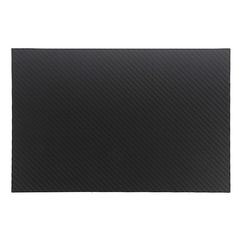 Generic 3K Carbon Fiber Sheet 200mm x 300mm Black 5mm