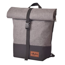 millybo Handy Bicycle Pannier Rack Bicycle Bag Women's Backpack Bicycle Backpack Waterproof Roll Top Changing Backpack, 270.001