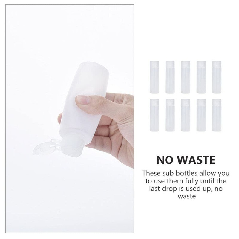 SOLUSTRE 10Pcs 12ml Plastic Squeeze Bottles with Caps Squeeze Empty