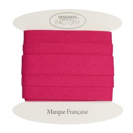 designers-factory Plain Cotton Bias Binding, Beautiful Quality, Larger Cotton Bias Binding