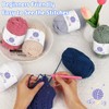 Reessy 10 Pack Knitting Wool Acrylic Yarn Crochet Yarn Set,