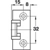 Push in Plinth Fasteners Fittings Press Fit Panel Clips x4