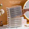 YUFONG Necklace Holder Organizer, Dustproof Necklace Box Velvet Necklace Organizer