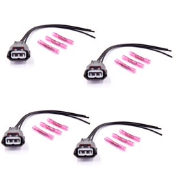 JOMOK Ignition Coil Connector Plug Wiring Harness Pigtail for Nissan Altima 2007-2015, Sentra 2000-2012 (4-Pack)