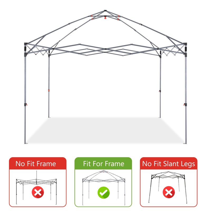 ABCCANOPY Replacement Canopy Top for Easy Pop up Canopy Tent