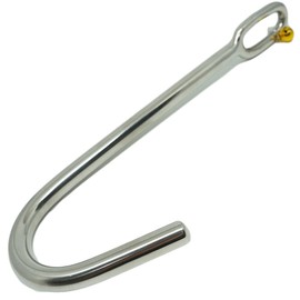 Praxia Metal Hook, Metal Hook, Butt Hole, Diameter 0.5 inches (12 mm), Lotion, Bell, Cross, Logo Pouch Included