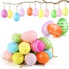 Tundwhite Pack of 24 Easter Eggs, 6 cm Plastic Easter