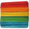Large Eco Wooden Lollipop Coloured Craft Sticks Lolly 150mm x