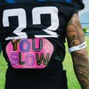 O Shield You Slow Football Back Plate-Youth