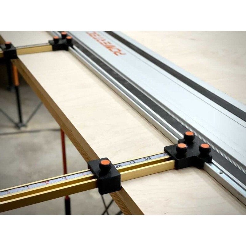 ToolCurve Parallel Guides Compatible with Powertec Track Saw Guide Rails