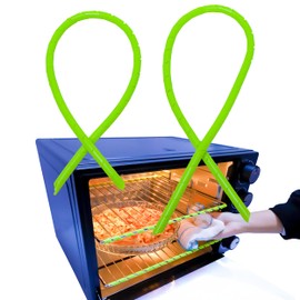 KR. LIF 2 Pcs Silicone Oven Rack Guard - Oven Shelf Protectors High-Temperature Cooking or Baking Rack Edge Protector Prevents Hand Burns