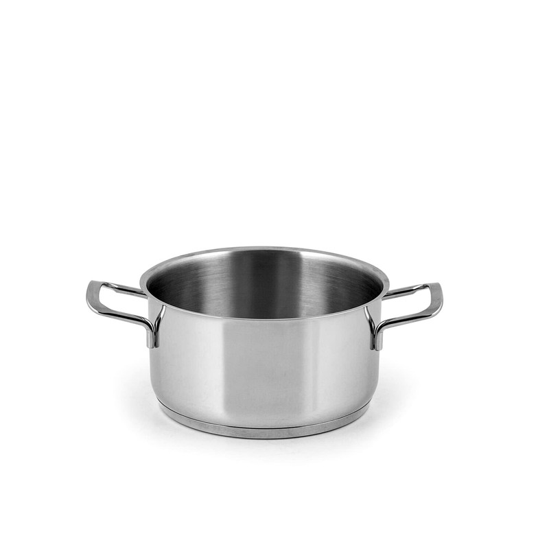 H&H Casseruola Inox Elodie Fondo A Induzione 2 Manici 14