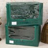 QVC Periea Set of 2 Jumbo Tarp Storage Boxes -