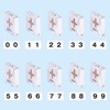 Lihit Lab HK751R-6 Number Labels, Roll Type, 300 Pieces
