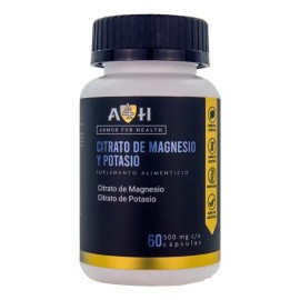 Citrato Magnesio Potasio 60 Cáps Armor For Health Sin Sabor