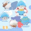 IUTOYYE Easter Bunny Cuddly Toy with Removable Easter Egg Bowl,