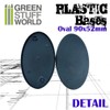 Greenstuff World GSWD-9891 Plastic Display Base Oval Large Diorama Display