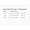 EVS Sports High Visibility Motorcycle Vest Mens XL CE Level