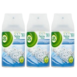 Airwick Freshmatic Max Crisp Linen & Lilac Automatic Refill, 250 ml, Pack of 3, Various