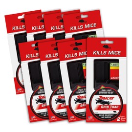 Tomcat Spin Trap for Mice, Kills Mice Quickly, No Mess, 16 Traps