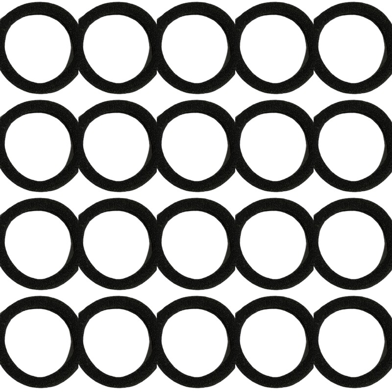 Hair Bands Bobbles Elastics Thick Endless Design Snag Free Bright