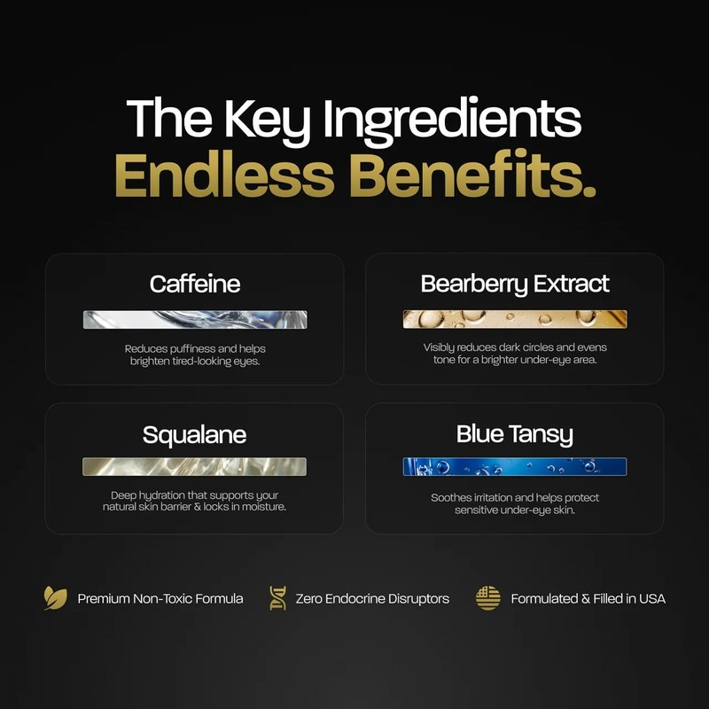 BASED Under Eye Elixir, Hydrating & Refreshing Formula, Simple. Effective.