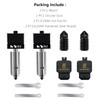 2 Pack 0.4MM Hotend für Bambu Lab H2D, Upgraded gehärtetem