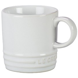 Le Creuset White Stoneware 3.5 Ounce Petite Espresso Mug
