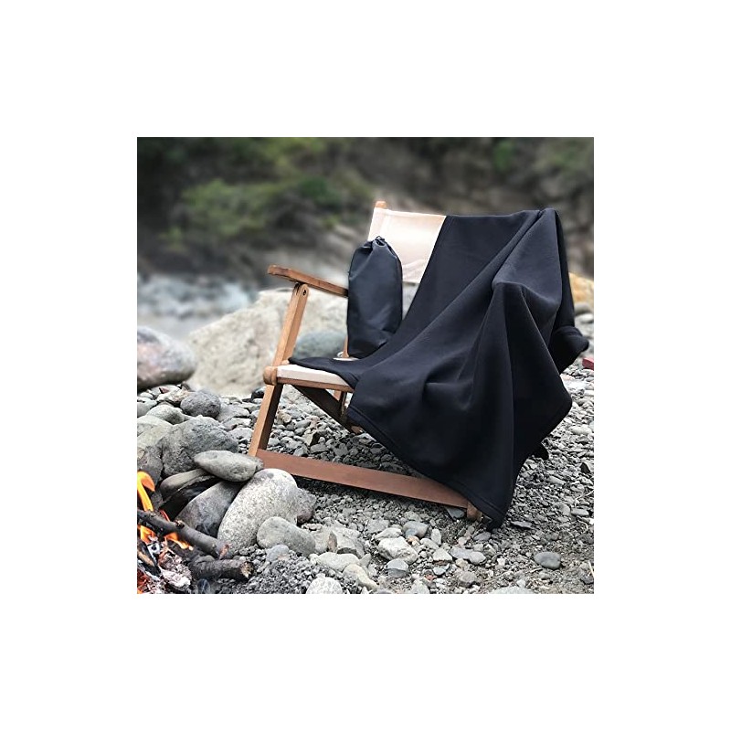 Markless Style Polyester Flame Retardant Blanket (with drawstring) 47.2 x