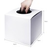 Sin. Japanese Lottery Box, White, Plain, Small Size, Includes Blindfold