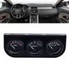 3 in 1 Car Triple Gauge Kit Multifunctional Mechanical Voltmeter