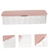 Operitacx Multi Compartment Cable Organizer Box Dustproof Cord Storage Case