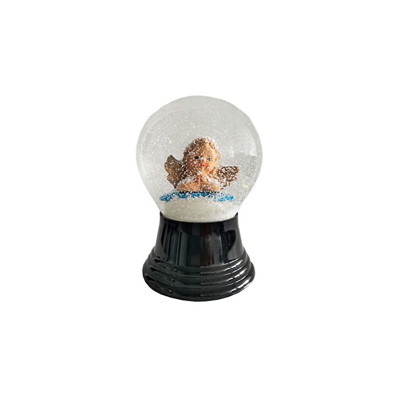 Real Glass Snow Globe, Almost Like Snow, Angel on Cloud,