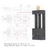 Linear Stage, Rustproof Aluminium Alloy Manual Sliding Table 40x70mm for