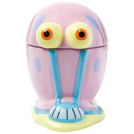 Silver Buffalo Spongebob Squarepants Grinning Gary Small Sculpted Ceramic Snack Jar