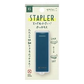 Midori 35525006 Compact Stapler XS Navy A