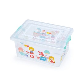 Sanrio SANRIO Sanrio Storage Box with Lid S Sanrio Characters Clear Storage Interior Character 10.2 x 7.5 x 4.9 inches 240559 Change of Clothes New Life Convenient Toy Storage Organizer Interior