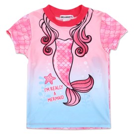 Toddler Girl Mermaid 5 Piece Mix and Match Swimsuit Set 5T