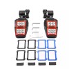 DYSO Racing Side Rear View Mirror w/24 LED Light For