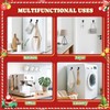 Guojanfon 2 Pack Magnetic Wreath Hanger, Heavy Duty Magnets with
