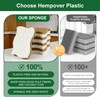 LILAC Natural Cellulose Sponges for Dishes - Ergonomic Non-Scratch Kitchen