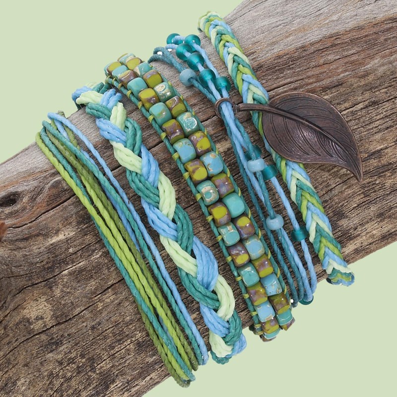 The Beadsmith Knot It Waxed Polyester Cord – Summer Sunset