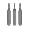 sourcing map 3pcs SL2.0 Slotted Screwdriver Bit 5/32" Hex Shank