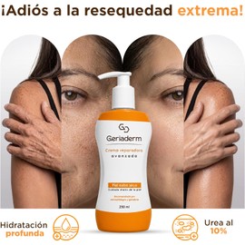 Crema Reparadora Avanzada con Urea 10% Hidratante Intensiva para Piel Extra Seca y Agrietada Uso Diario 250 ml