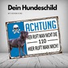 K9 Dog Picture "Dein Hund als Schild Selbstgestalt" [German Language]