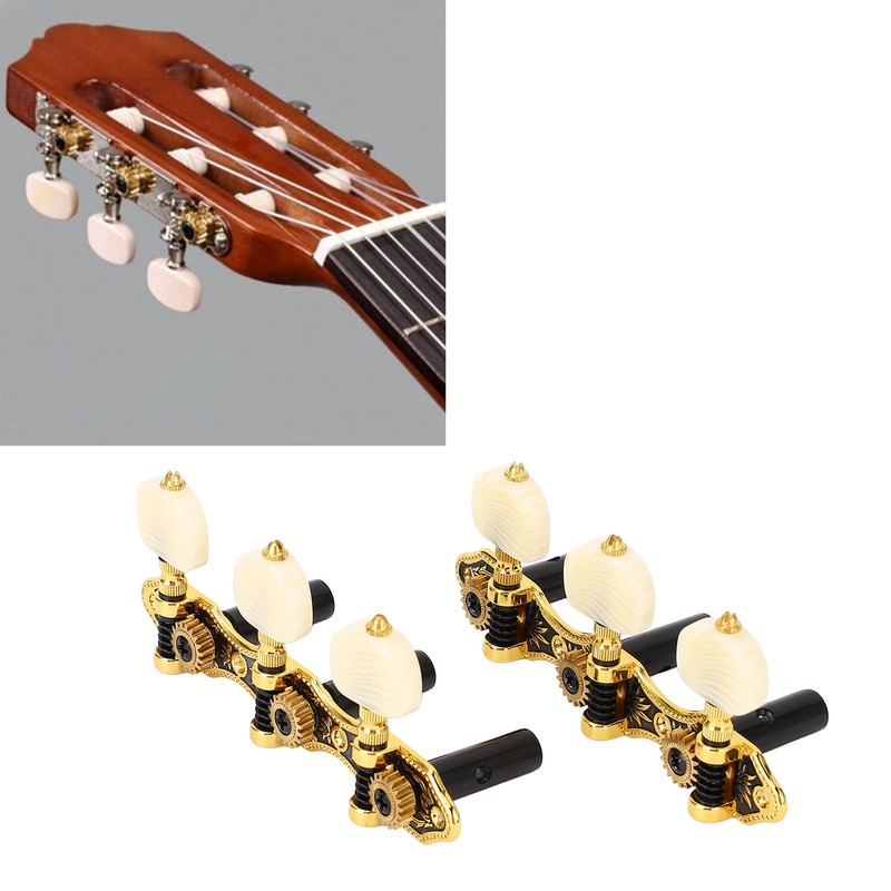 1 Set of Guitar Tuning Pegs Classical String Locking Tuners