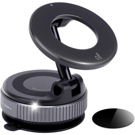 Soporte magnético para Coche, Soporte para teléfono para salpicadero, Soporte magnético con Ventosa para Coche, Soporte Giratorio 360° para y teléfonos Android