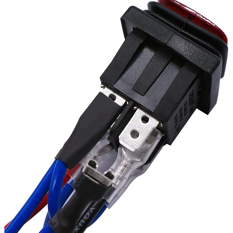 Taiss/Waterproof Latching Polarity Reverse Switch Control Rocker Switch DC Motor