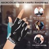 Wotow 1par Guantes De Bicicleta Montaña Ciclismo Guante Medio Dedo